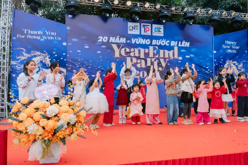 Các cháu thiếu nhi trong Year End Party 2025